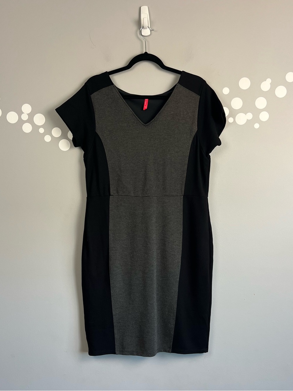 Ruby Ribbon Quiet Luxury Colorblock Sheath Dress Career Office Bodycon XXL